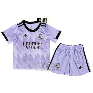 Camiseta Real Madrid Segunda Nino 2022 2023