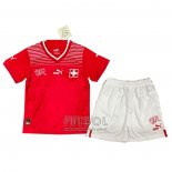 Camiseta Suiza Primera Nino 2022