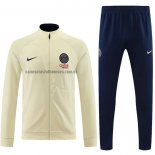 Chandal de Chaqueta del Paris Saint-Germain 2023 2024 Amarillo