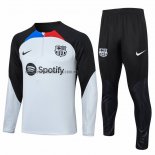 Chandal de Sudadera del Barcelona 2023 2024 Gris