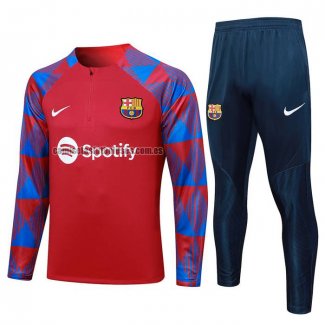 Chandal de Sudadera del Barcelona 2023 2024 Rojo