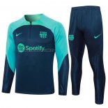 Chandal de Sudadera del Barcelona Nino 2023 2024 Azul