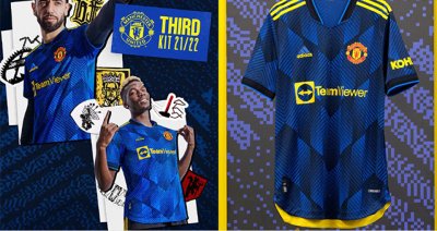 Camisetas de Manchester United y Arsenal 21/22