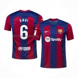 Camiseta Barcelona Jugador Xavi Primera 2023 2024