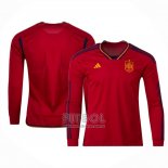 Camiseta Espana Primera Manga Larga 2022