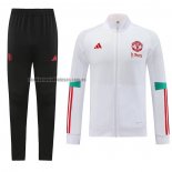 Chandal de Chaqueta del Manchester United 2023 2024 Blanco