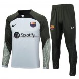 Chandal de Sudadera del Barcelona 2023 2024 Gris