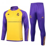 Chandal de Sudadera del Real Madrid 2023 2024 Amarillo