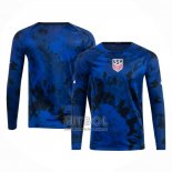 Camiseta Estados Unidos Segunda Manga Larga 2022
