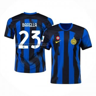 Camiseta Inter Milan Jugador Barella Primera 2023 2024