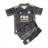 Camiseta Leicester City Bilbao Portero 2021 2022 Negro