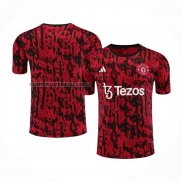 Camiseta de Entrenamiento Manchester United 2023 2024 Rojo