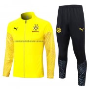 Chandal de Chaqueta del Borussia Dortmund 2023 2024 Amarillo