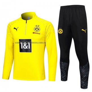 Chandal de Sudadera del Borussia Dortmund 2023 2024 Amarillo