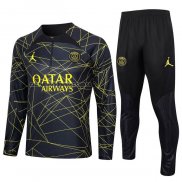 Chandal de Sudadera del Paris Saint-Germain Jordan Nino 2023 2024 Negro