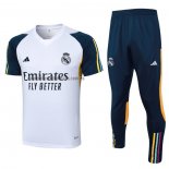 Chandal del Real Madrid Manga Corta 2023 2024 Blanco