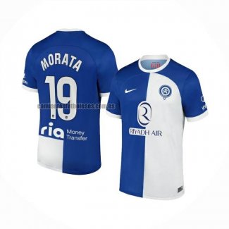 Camiseta Atletico Madrid Jugador Morata Segunda 2023 2024