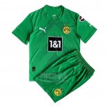 Camiseta Borussia Dortmund Portero Nino 2022 2023 Verde