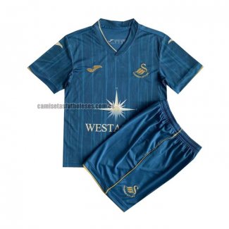 Camiseta Swansea City Segunda Nino 2023 2024