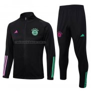 Chandal de Chaqueta del Bayern Munich Nino 2023 2024 Negro