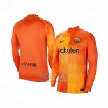 Camiseta Barcelona Portero Manga Larga 2021 2022 Naranja