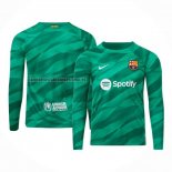 Camiseta Barcelona Portero Manga Larga 2023 2024 Verde