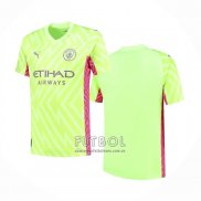 Camiseta Manchester City Portero 2023 2024 Verde