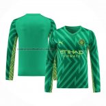 Camiseta Manchester City Portero Manga Larga 2023 2024 Verde