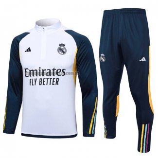 Chandal de Sudadera del Real Madrid 2023 2024 Blanco