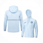 Chaqueta con Capucha del Inter Milan 2023 2024 Azul