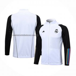 Chaqueta del Real Madrid 2023 2024 Blanco y Negro