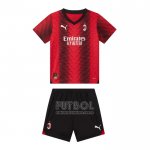 Camiseta AC Milan Primera Nino 2023 2024