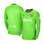 Camiseta Barcelona Portero Manga Larga 2020-2021 Verde