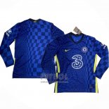 Camiseta Chelsea Primera Manga Larga 2021 2022
