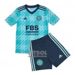 Camiseta Leicester City Segunda Nino 2021 2022