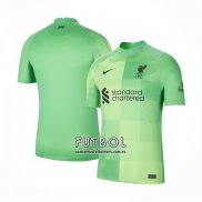 Camiseta Liverpool Portero 2021-2022 Verde