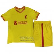 Camiseta Liverpool Tercera Nino 2021-2022