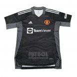 Camiseta Manchester United Portero 2021-2022 Negro