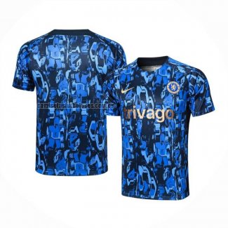 Camiseta de Entrenamiento Chelsea 2023 2024 Azul