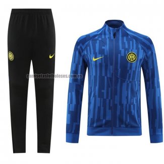 Chandal de Chaqueta del Inter Milan 2023 2024 Azul