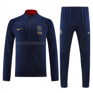 Chandal de Chaqueta del Paris Saint-Germain 2023 2024 Azul