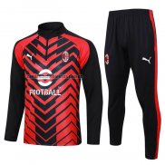 Chandal de Sudadera del AC Milan 2023-2024 Rojo