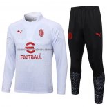 Chandal de Sudadera del AC Milan 2023 2024 Blanco