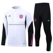 Chandal de Sudadera del Bayern Munich 2023 2024 Blanco