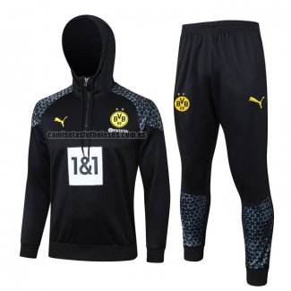 Chandal de Sudadera del Borussia Dortmund 2023 2024 Negro