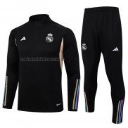 Chandal de Sudadera del Real Madrid 2023 2024 Negro