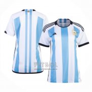 Camiseta Argentina 3 Estrellas Primera Mujer 2022