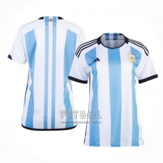 Camiseta Argentina 3 Estrellas Primera Mujer 2022