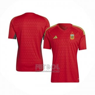 Camiseta Argentina Portero 2022 Rojo