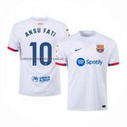 Camiseta Barcelona Jugador Ansu Fati Segunda 2023 2024